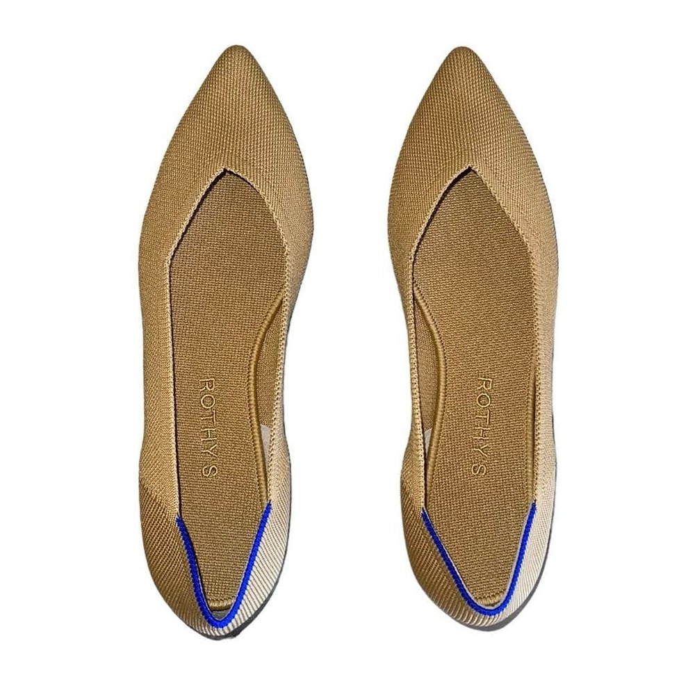 Rothy's The Point In Camel Size 9! New Without Box - image 5